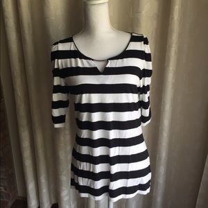 NWOT WHBM Striped Blouse